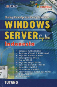 Image of Sharing knowledge dan sharing experience Windows server system