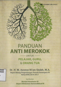 Image of Panduan Anti merokok; untuk pelajar, guru & orang tua