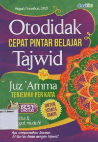 Image of Otodidak Cepat Pintar Belajar Tajwid