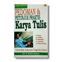 Image of Pedoman dan petunjuk praktis karya tulis